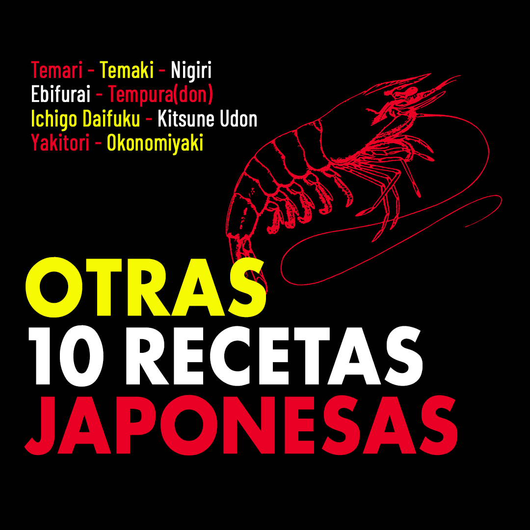 ⁣⁣Otras 10 Recetas Japonesas